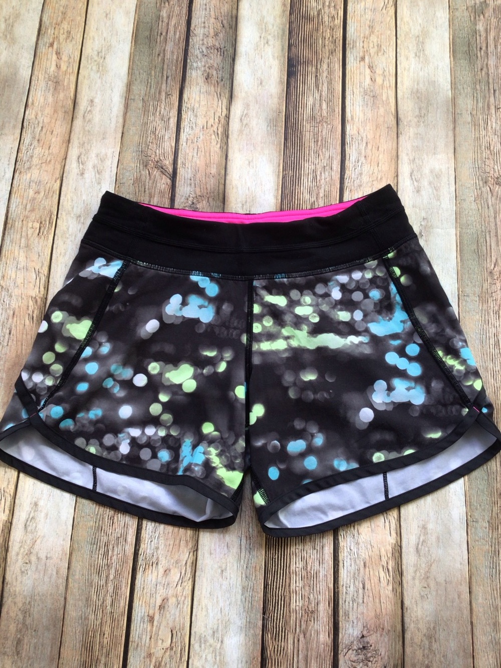 Ivivva by Lululemon Watercolor Spots Athletic Shorts